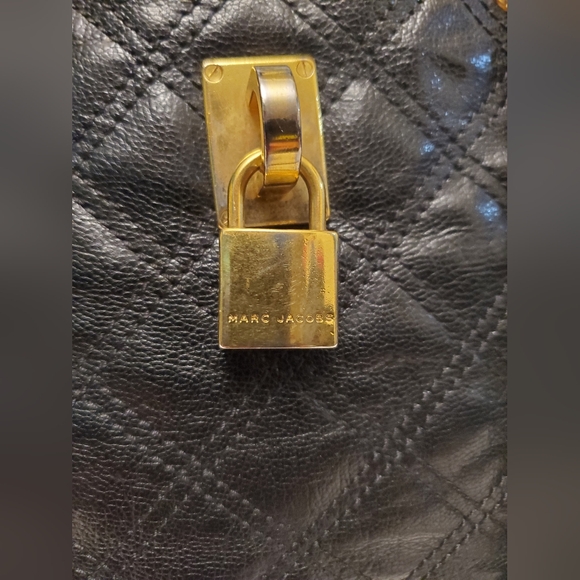 Vintage Marc Jacobs Black Leather Quilted Handbag - Picture 8 of 14